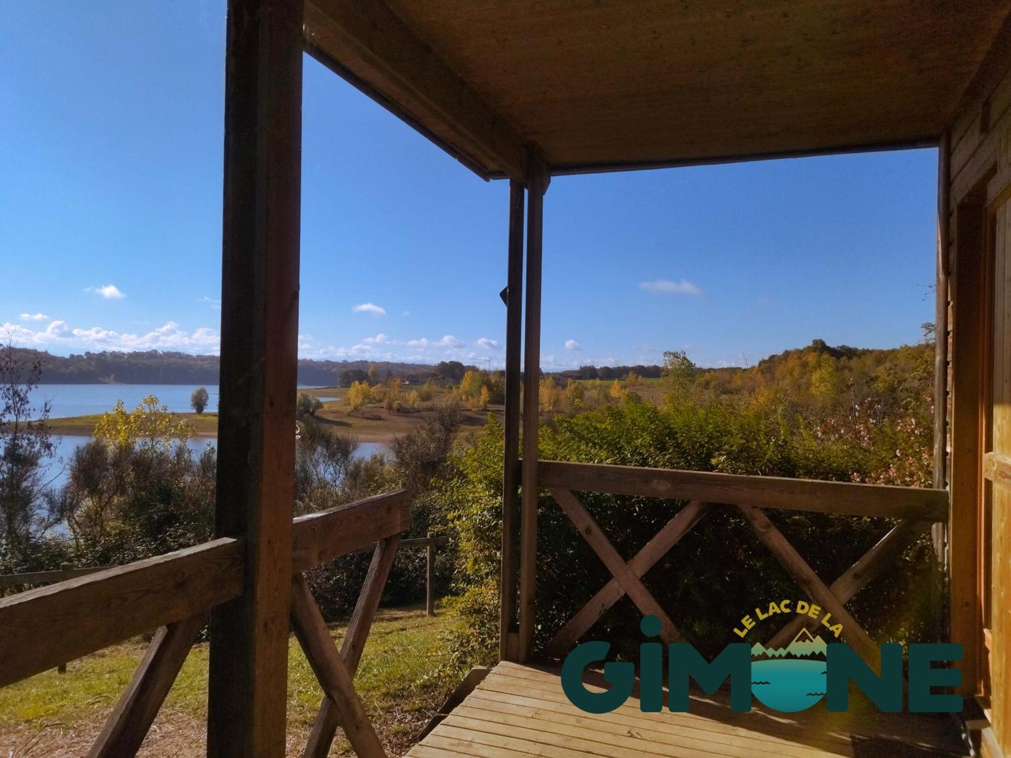 Les Chalets Du Lac De La Gimone Saint-Blancard Esterno foto